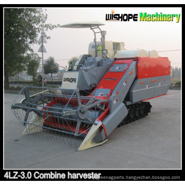 Rice Combine Harvester with Double Treshers